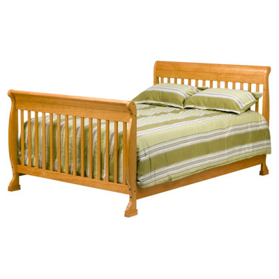 DaVinci Kalani 4-in-1 Convertible Crib with Toddler Rail in Honey Oak