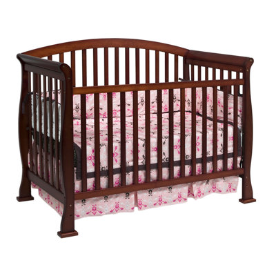 DaVinci Thompson Two Piece Convertible Crib Set with Toddler Rail in Coffee