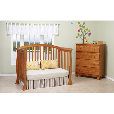 DaVinci Thompson Two Piece Convertible Crib Set  with Toddler Rail in Oak
