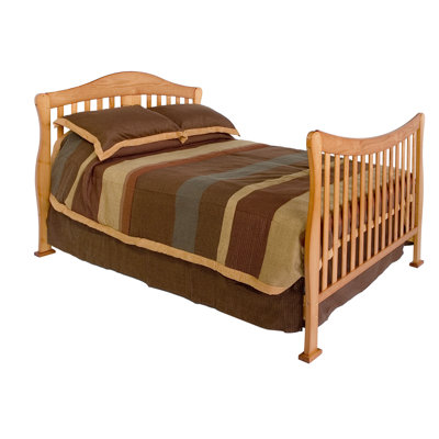 DaVinci Parker Two Piece Convertible Crib Set with Toddler Rail in Oak