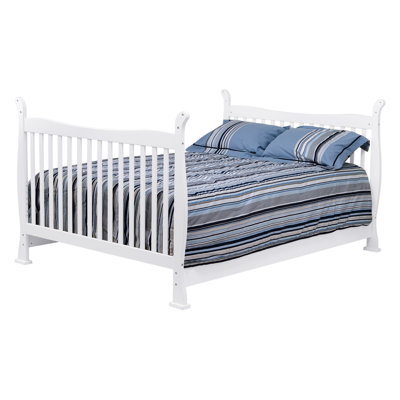 DaVinci Reagan 4-in-1 Convertible Crib with Toddler Rail in Pure White
