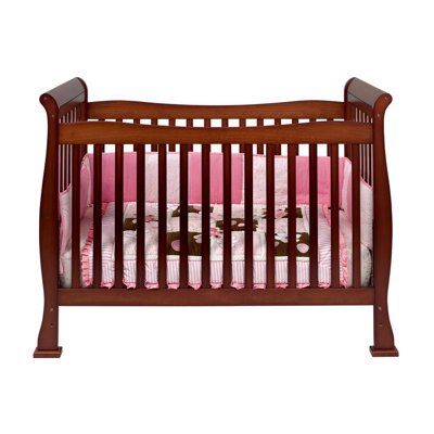DaVinci Reagan 4-in-1 Convertible Crib with Toddler Rail in Cherry