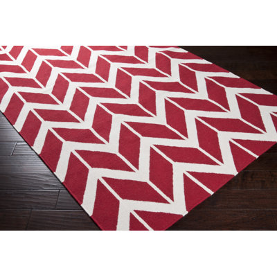Jill Rosenwald Rugs Fallon Venetian Red Rug