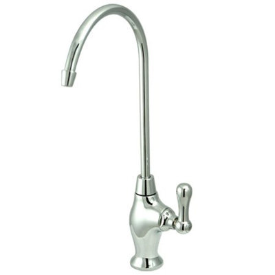 Filtration Single Handle Single Hole Kitchen Faucet with Metal Lever Handles