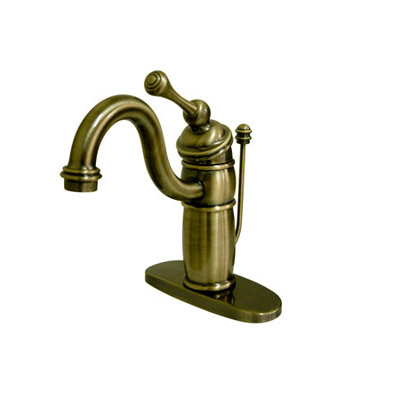 Elements of Design Single Hole Bathroom Faucet with Single Handle
