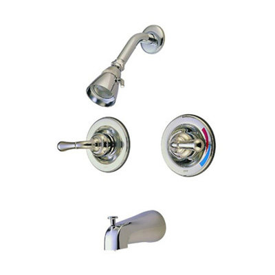 Elements of Design St. Charles Pressure Balanced Volume Control Tub and Shower Faucet