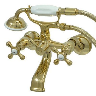Elements of Design Charleston Wall Mount Diverter Tub / Shower Faucet