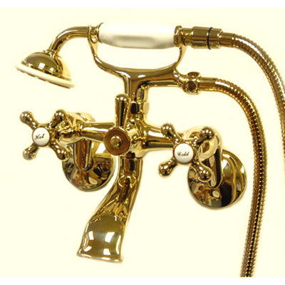 Elements of Design Charleston Wall Mount Diverter Tub / Shower Faucet
