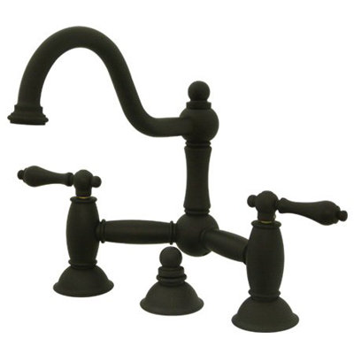 Elements of Design Cevterset Bathroom Faucet with Double Lever Handles