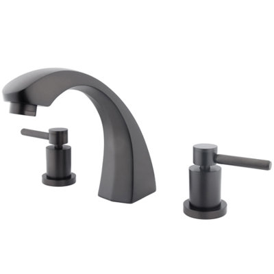 Elements of Design Double Handle Deck Mount Roman Tub Faucet Trim Concord Lever Handle