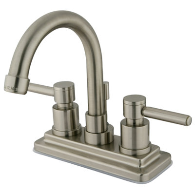 Elements of Design Tampa Centerset Bathroom Faucet with Double Lever Handles
