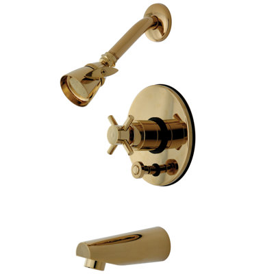 Elements of Design Concord Single Handle Pressure Balanced Tub and Shower Faucet