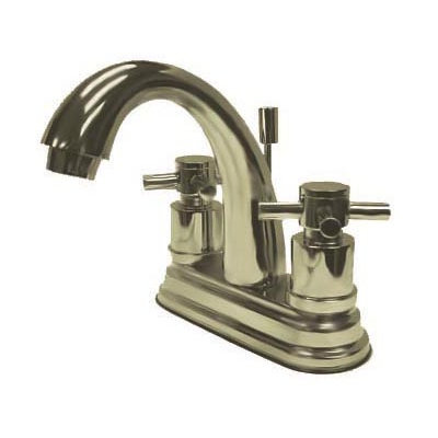 Elements of Design Tampa Centerset Bathroom Faucet with Double Cross Handles