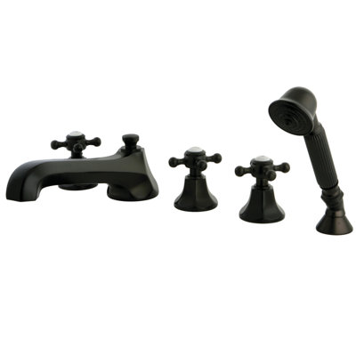 Elements of Design Metropolitan Roman Tub Faucet and Diverter Hand Shower