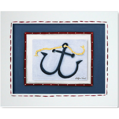 Doodlefish Transportation Anchor Framed Giclee Wall Art