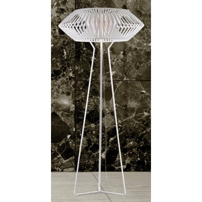 Arturo Alvarez V One Light Floor Lamp in Black