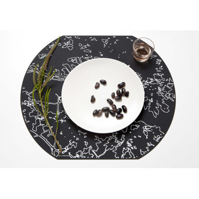 Modern-Twist Meadow Round Placemat