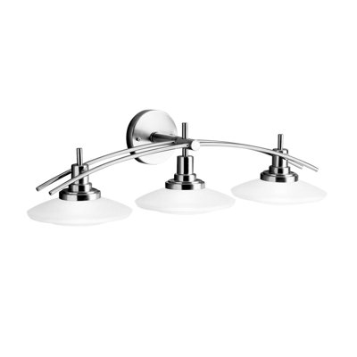 Structures Vanity Light in Brushed Nickel