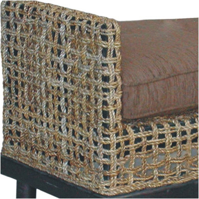 Jeffan Dimitrio Abaca Fiber Bedroom Bench