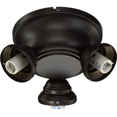 Quorum Salon Three Light Ceiling Fan Light Kit