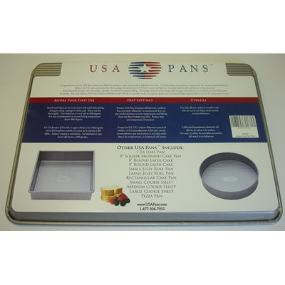 USA Pans Half Sheet / Large Jellyroll Pan with Americoat