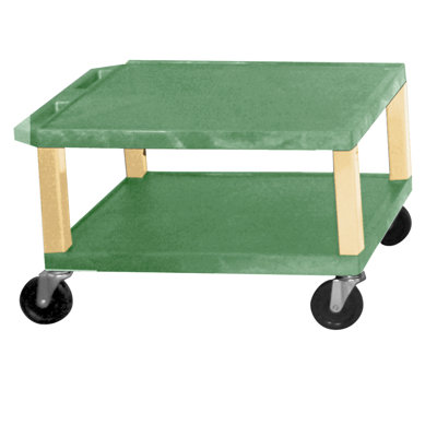 H. Wilson Company Tuffy 16" 2-Shelf Utility Cart