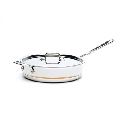 All-Clad Copper-Core Saute Pan with Lid