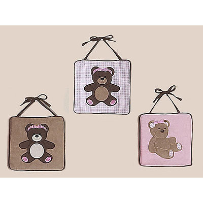 Sweet Jojo Designs Teddy Bear Pink Crib Bedding Collection