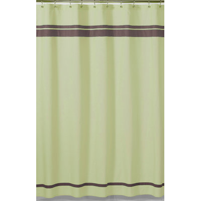 Hotel Green and Brown Collection Shower Curtain