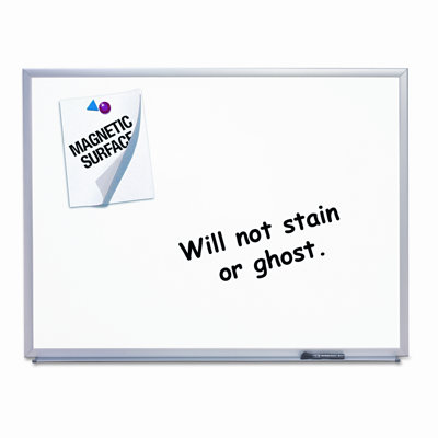Quartet&reg; Magnetic Dry-Erase Porcelain Board in White with Aluminum Frame