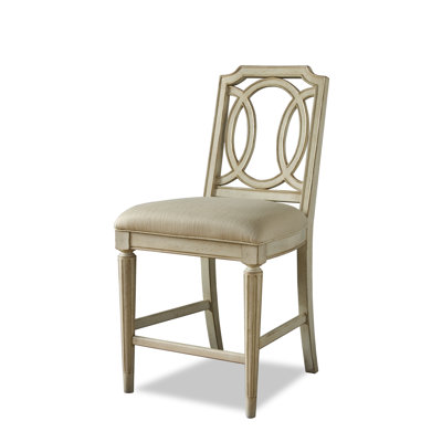 A.R.T. Provenance Counter Height Chair in Distressed Ivory