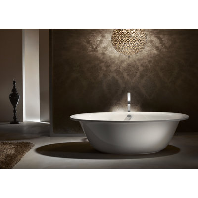 Kaldewei Luxxo Duo 17.72" x 74.8" Oval Bath Tub in White