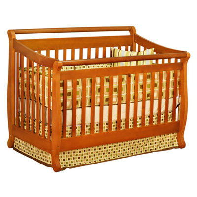 AFG Furniture Athena Amy Convertible Crib with Toddler Rail in Cherry