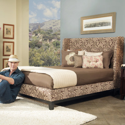 angelo:HOME Marlowe Shelter Wingback Bed