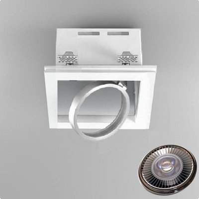 Zaneen Lighting Invisibli 1 Light Recessed Adjustable LED SpotLight