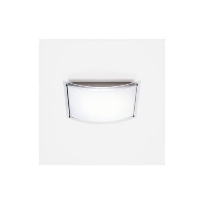 Zaneen Lighting Vision Single Light Flush Mount in Chrome and Painted Aluminum