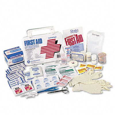 Acme United Corporation First Aid Kit for 50 People, 300 Pieces, Plastic Case                                                                        