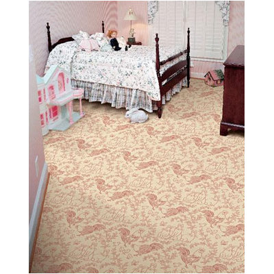 Joy Carpets Nature Feathers and Fur Blue Kids Rug
