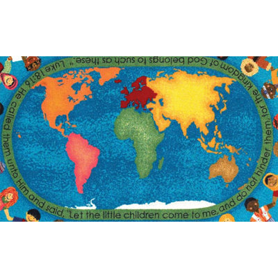 Joy Carpets Faith Based Let the Children Come Kids Rug