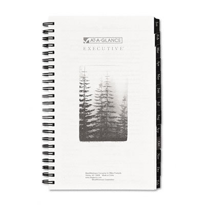 At-A-Glance Executive Fashion Weekly/Monthly Planner Refill, 4 5/8 x 8, 2013