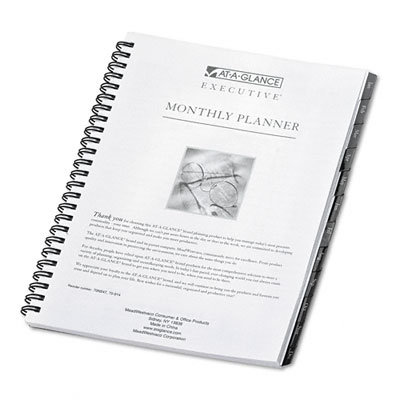 At-A-Glance Executive Monthly Planner Refill, 6-7/8 x 8-3/4, 2013