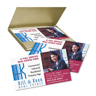 Avery Consumer Products Inkjet Matte Business Cards, 2 x 3-1/2, White, 10 per Sheet, 1,000 Cards per Box                                             