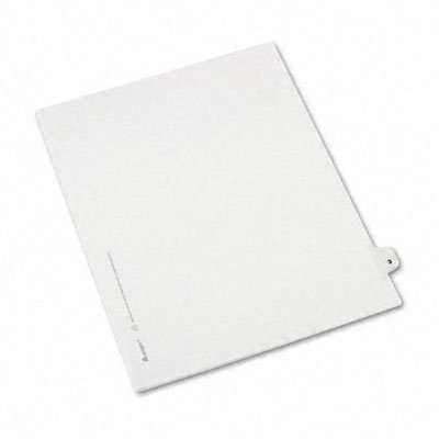 Avery Consumer Products Avery-Style Legal Side Tab Divider, Title: 3, Letter, White, 25 per Pack                                                     