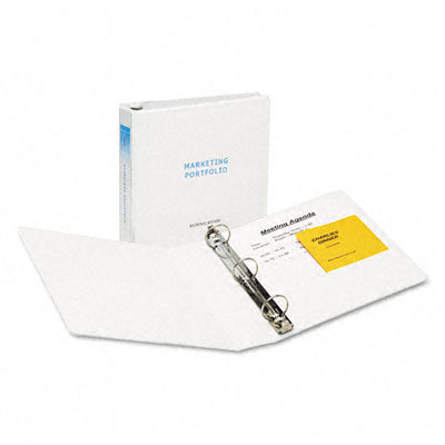 Avery Consumer Products Durable Vinyl View Binder, 11 x 8-1/2, 1-1/2" Capacity, White