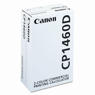Canon CP1460D Desktop Calculator, 14-Digit Fluorescent, Two-Color Printing                                                         