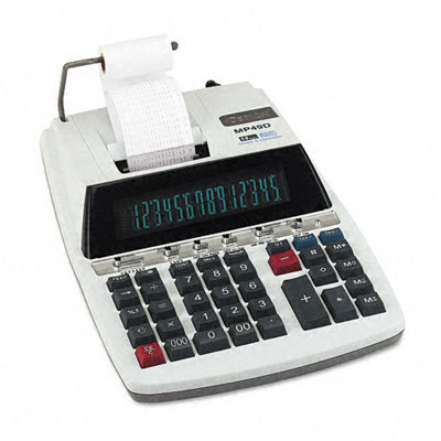 Canon MP49D Desktop Calculator, 14-Digit Fluorescent, Two-Color Printing                                                           