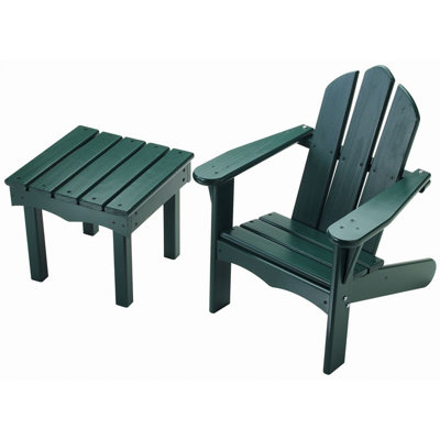 Little Colorado Child's Adirondack Side Table and Chair Set