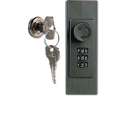 Durable Office Products Corp. Locking Key Cabinet, 72-Key, Brushed Aluminum, 11 7/8 X 4 3/4 X 15 3/4
