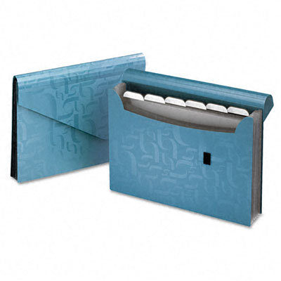Esselte Pendaflex Corporation Essentials Expanding File, 7 Pockets, Poly, 13 1/2 x 9, Blue                                                                 