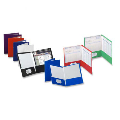 Esselte Pendaflex Corporation Laminated Portfolio,2-Pocket,11"x8-1/2",Assorted